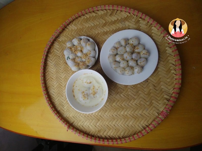 Floating cake in Vietnam