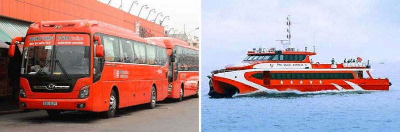 Ho Chi Minh to Phu Quoc by bus and ferry