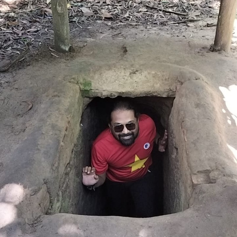 Cu Chi Tunnel entrance Indian traveler Vietnam — wartime heritage experience Ho Chi Minh City