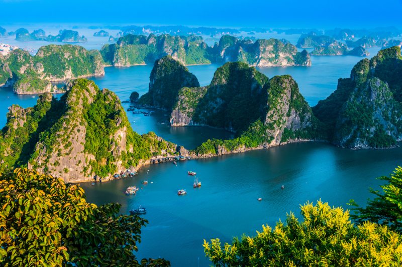 Day 2: Hanoi - Day Trip to Halong Bay (Shared Crusie) - Private Car (B, L)