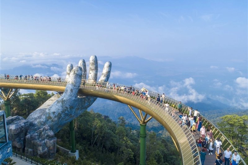 Day 4: Da Nang - Ba Na Hills - Golden Bridge (B, L) - Private Tour