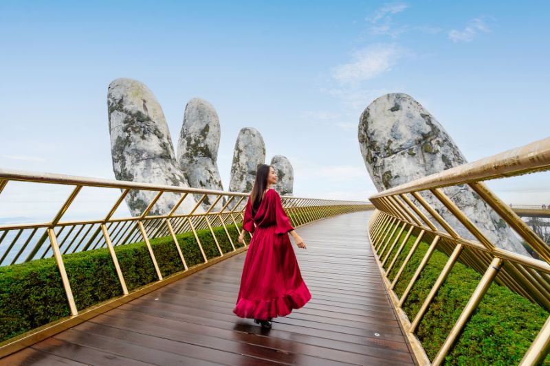 Day 5: Danang - Ba Na Hills with the Golden Bridge (Private Tour) (B, L)