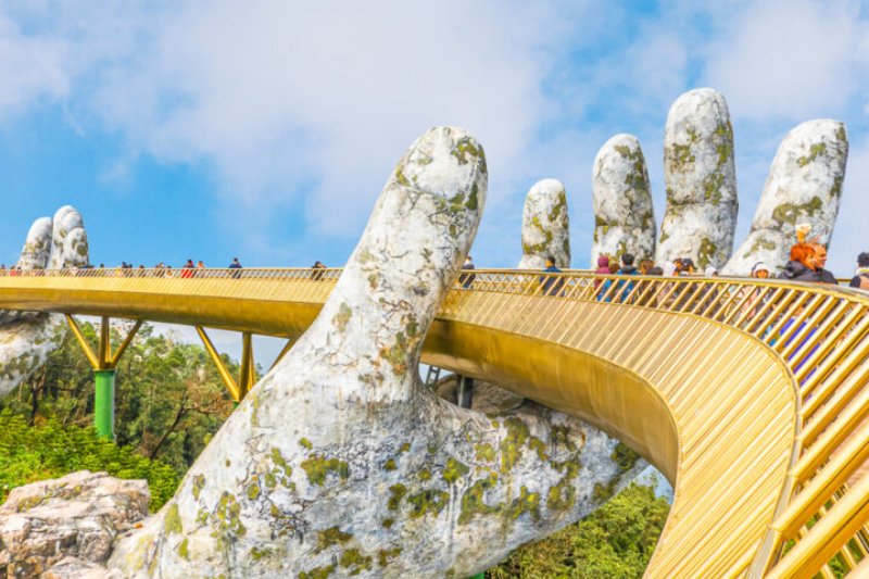 Day 5: Danang - Ba Na Hills with the Golden Bridge (Private Tour) (B, L)