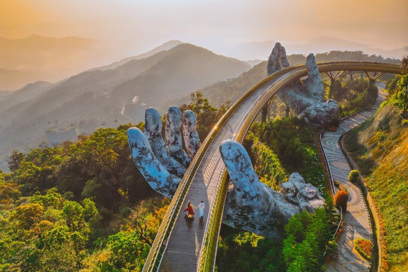 Day 5: Danang - Ba Na Hills with the Golden Bridge (Private Tour) (B, L)