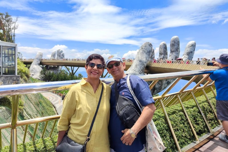 Day 6: Danang - Ba Na Hills with the Golden Bridge (Private Tour) (B, L)