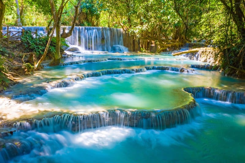 Day 6: Luang Phrabang Sightseeing - Kuang Si Waterfall