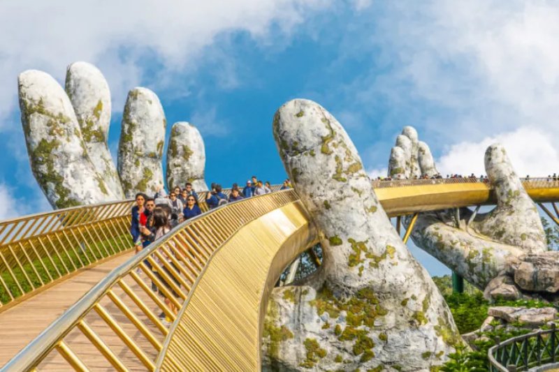 Day 7: Danang - Ba Na Hills with the Golden Bridge (Private Tour) (B, L)