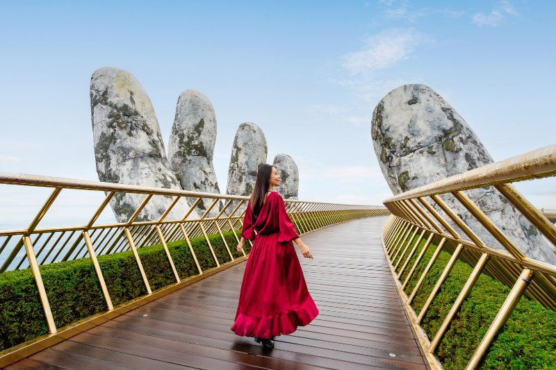 Day 7: Danang - Ba Na Hills with the Golden Bridge (Private Tour) (B, L)