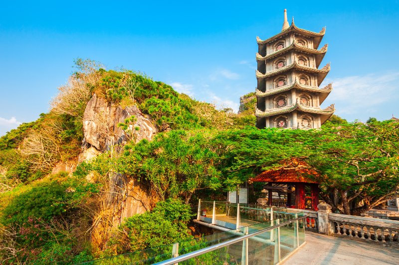 Day 7: Danang Half-Day City Tour (Marble Moutain - Monkey Moutain - Am Phu Cave) (Private Tour) (B)