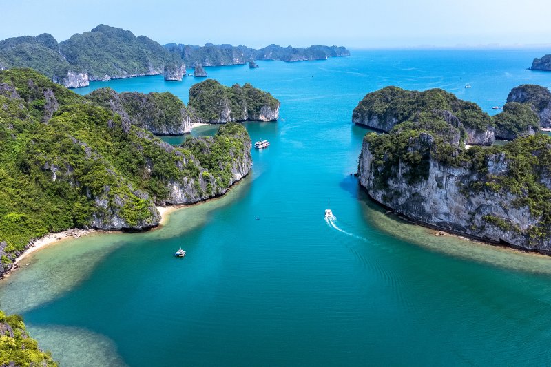 Day 8: Hanoi - Halong (Private Transfer, no Guide Via the Expressway) - Overnight on Cruise (Shared Cruise) (B)