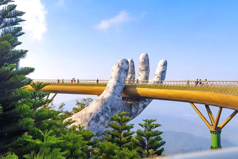 Day 8: Danang - Ba Na Hills with the Golden Bridge (Private Tour) (B, L)