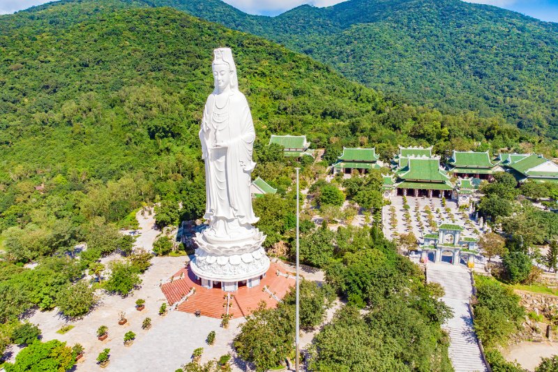 Day 9: Marble Mountains - Monkey Mountain - Am Phu Cave Morning Tour (B) - Joint in Tour - Fly to Ho Chi Minh City