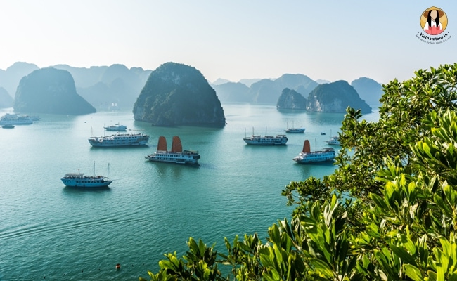 Halong Bay when viewed from another angle