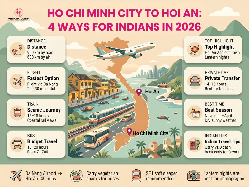 How to Get From Ho Chi Minh To Hoi An in 2026