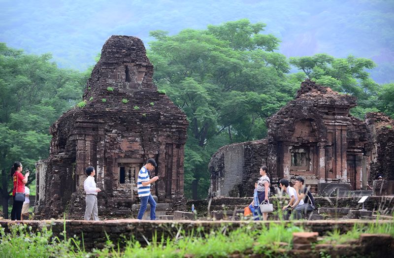 My Son Sanctuary temple groups B C D Cham architecture Quang Nam