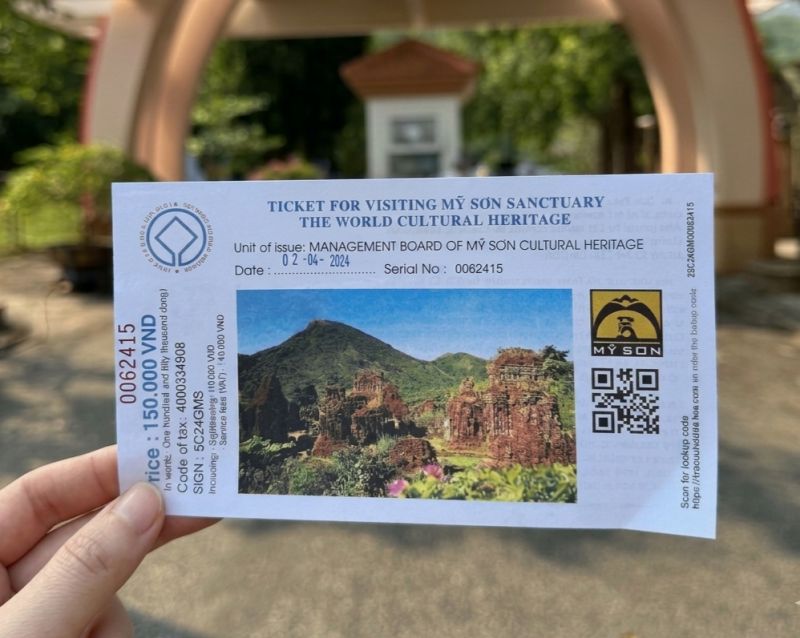 My Son Sanctuary entrance fee 2026 ticket 150000 VND rupees Indian tourists