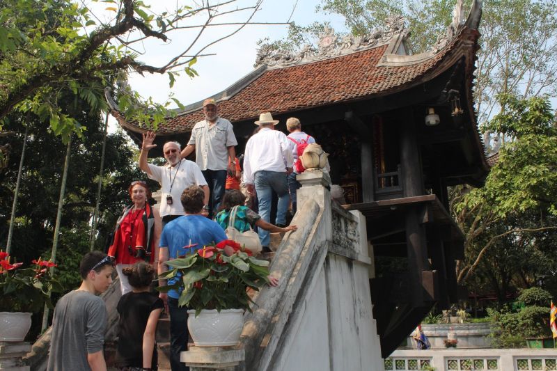 One Pillar Pagoda Ba Dinh half day tour Hanoi Indian tourists itinerary Ho Chi Minh Mausoleum Museum