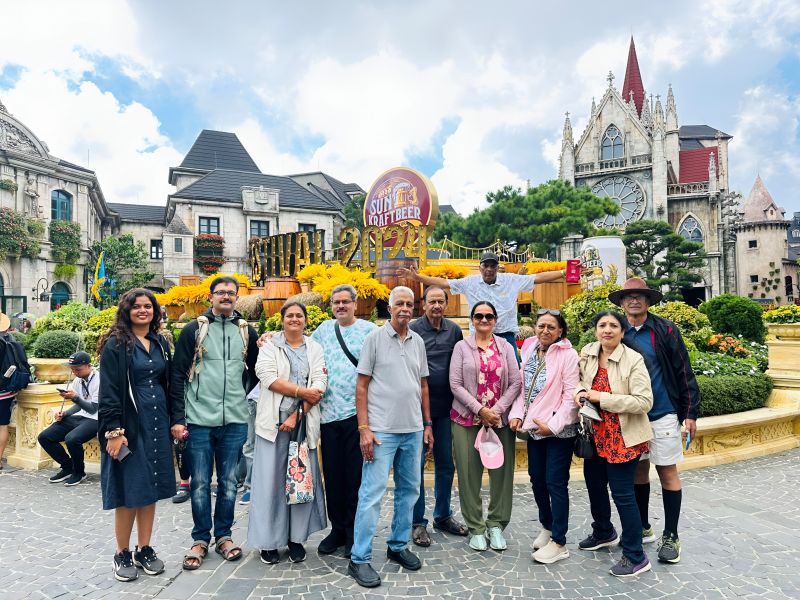 Organized full-day tour from Da Nang to Ba Na Hills with hotel pickup, English-speaking guide, lunch, and Ba Na Hills entrance ticket included