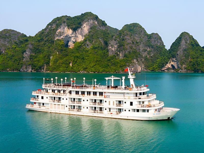 Vietnam in August Independence Day India travel Ha Long Bay cruise green karst landscape