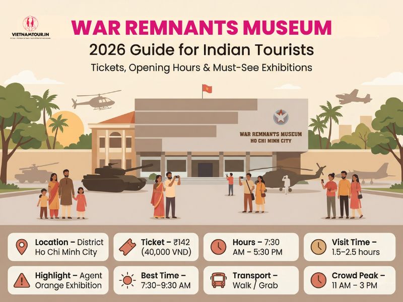 War Remnants Museum exterior entrance in District 3 Ho Chi Minh City Vietnam